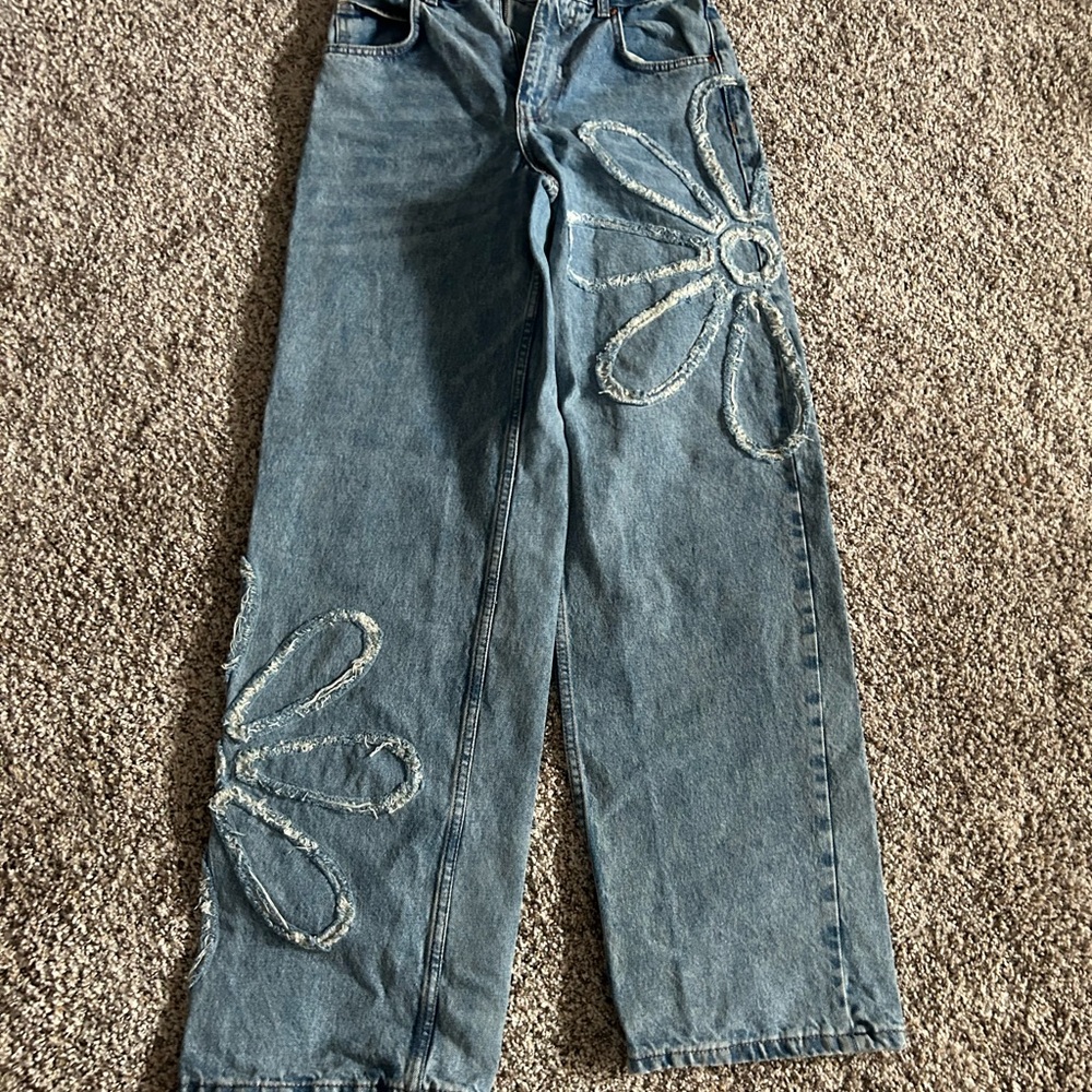 BDG Urban Outfitters Floral Jeans